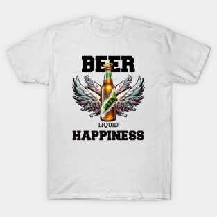 Beer Liquid Happiness Version 1 T-Shirt